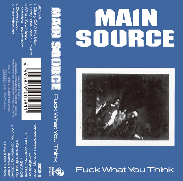 画像1: MAIN SOURCE / Fuck what you think (tape) P-vine