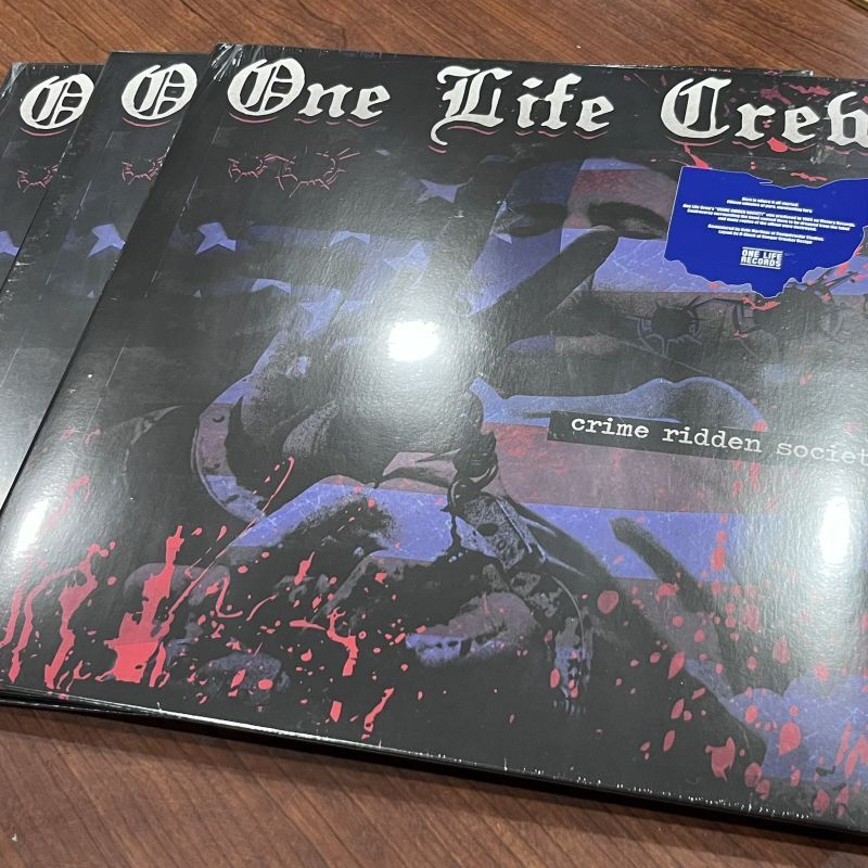 画像1:  ONE LIFE CREW / Crime ridden society (Lp) One life 