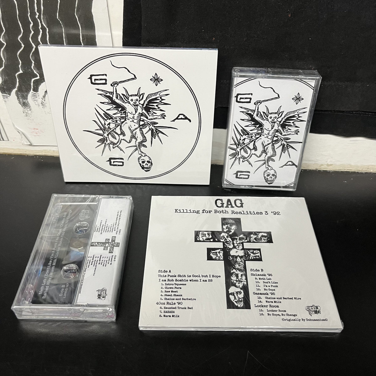 画像2: GAG / Killing for both realities 3 '92 (cd)(tape) Iron lung