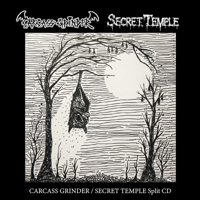 画像1: CARCASS GRINDER, SECRET TEMPLE / Split (cd) Porkbit