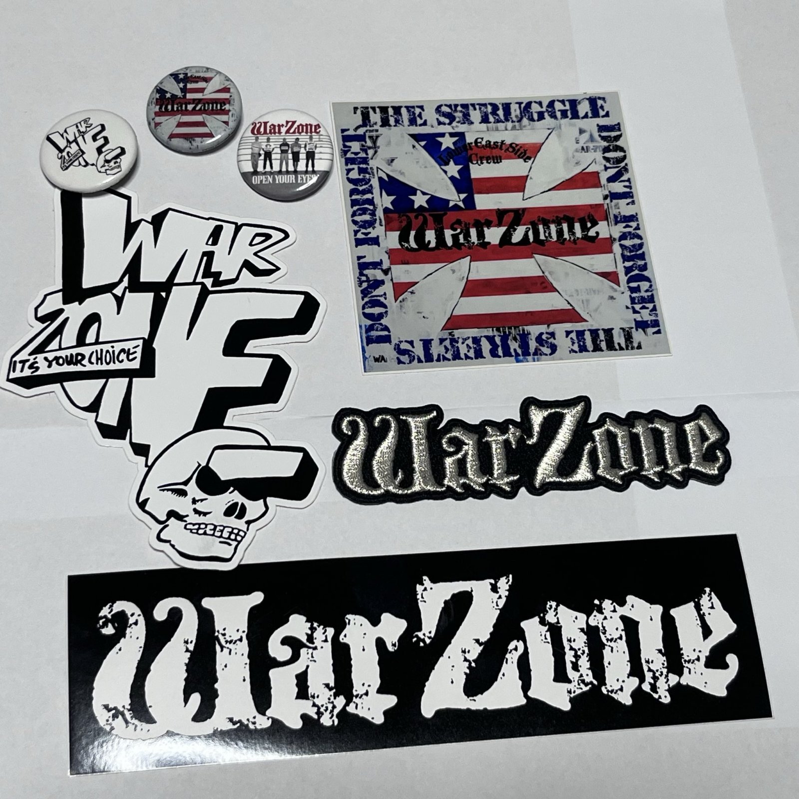 画像1: WARZONE / WZ pack (3sticker+3badge+embroidered patch) Revelation