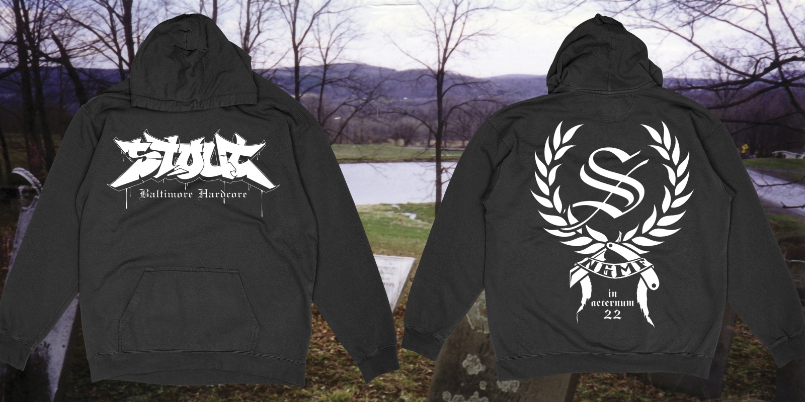 画像1: ■予約商品■ STOUT / In aeternum 22 (hoodie) A389