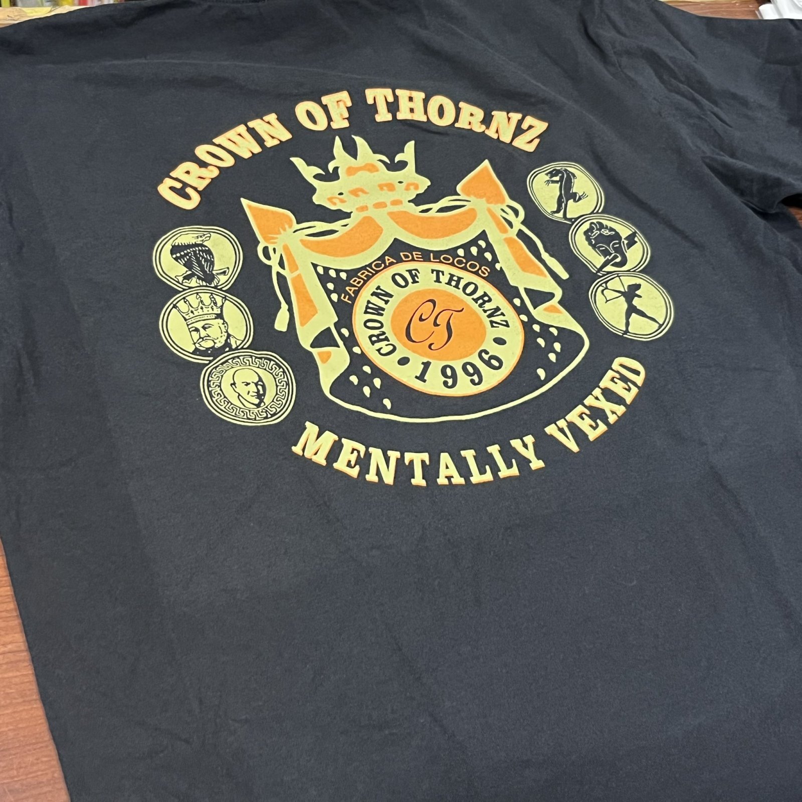 画像1: CROWN OF THORNZ / Mentally vexed (t-shirt) 