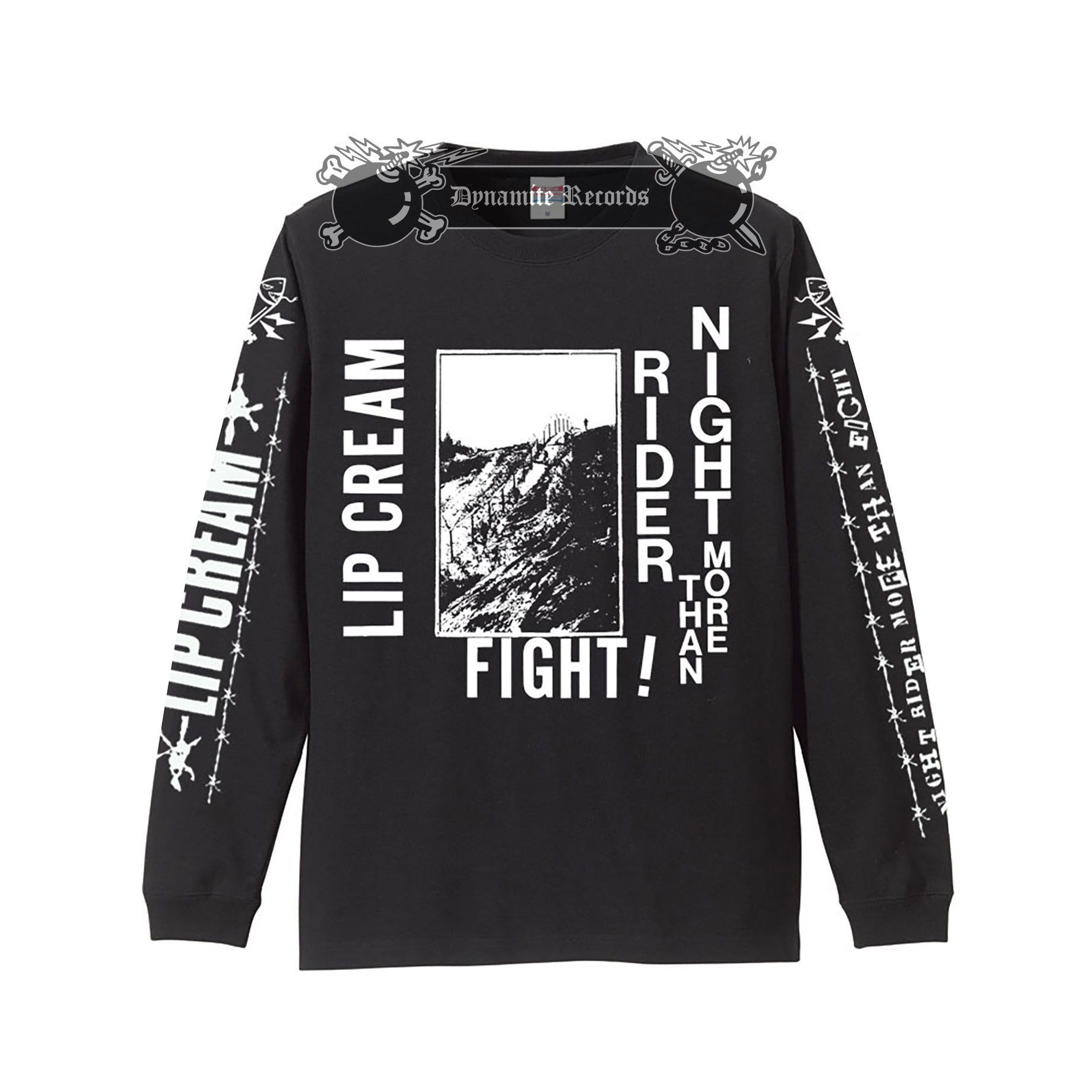 画像1: ■予約商品■ LIP CREAM / NIGHT RIDER MORE THAN FIGHT (long sleeve shirt)  