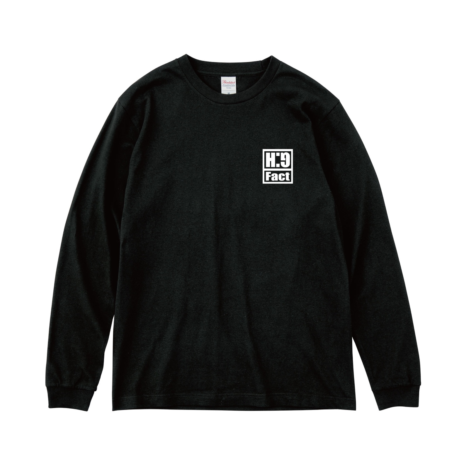 画像1: ■予約商品■ HG Fact / Logo black (long sleeve shirt) Break the records