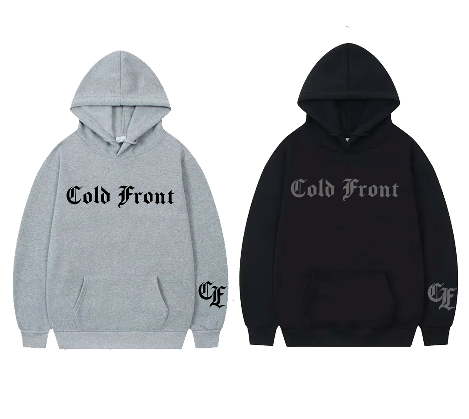 画像1: ■予約商品■ COLD FRONT / Old english (hoodie) Gxbxt  