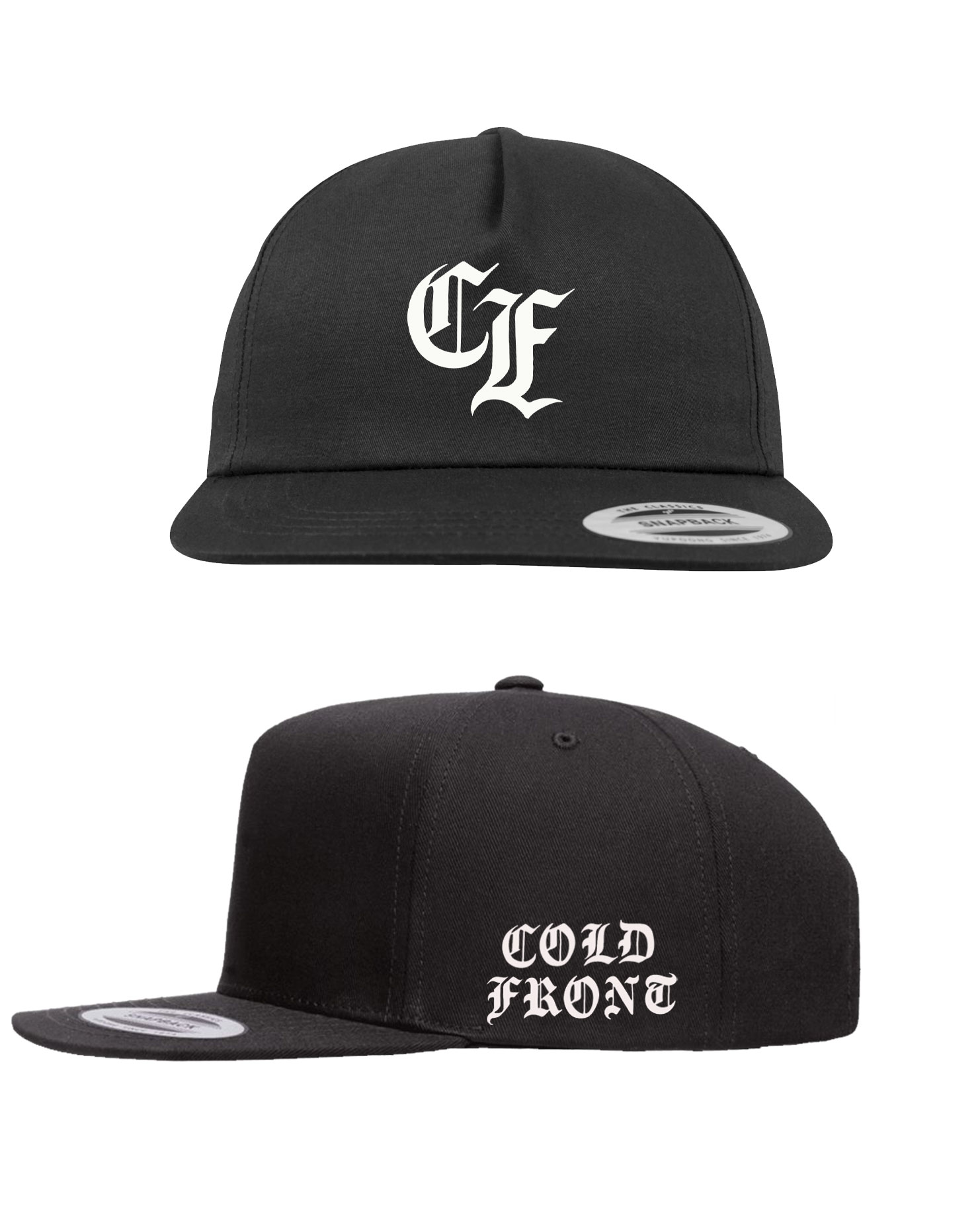 画像1: ■予約商品■ COLD FRONT / Old english (unstructure snapback) Gxbxt  