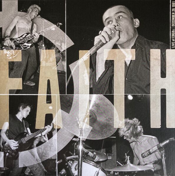 画像1: FAITH / Live at CBGB's (Lp) Outer battery