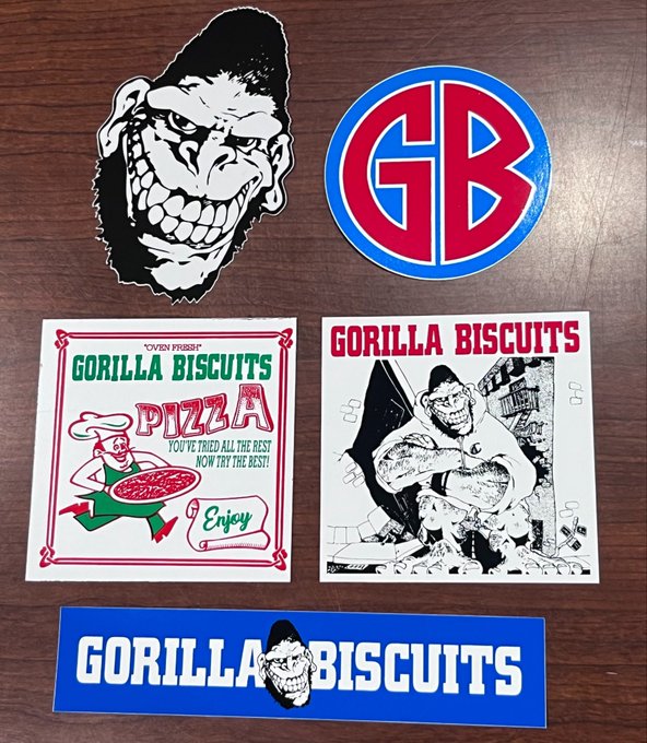 画像1: GORILLA BISCUITS / Sticker set (5sticker) Revelation  
