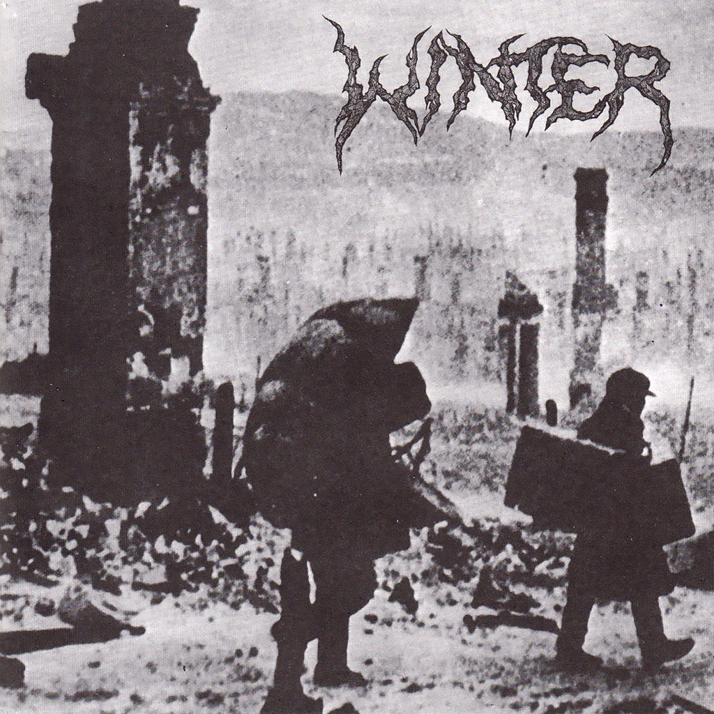 画像1:  WINTER / Into darkness (cd) Svart 