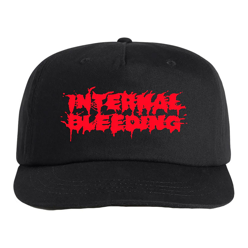 画像1:  ■予約商品■ INTERNAL BLEEDING / Logo black (cap)  