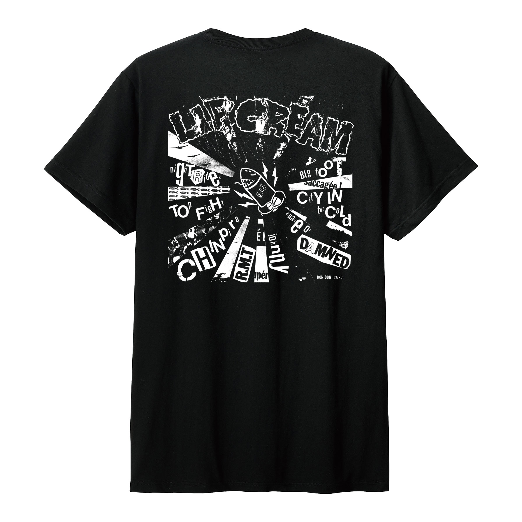 画像3: ■予約商品■ LIP CREAM / KILL THE IBM  BLACK / WHITE　(t-shirt)  