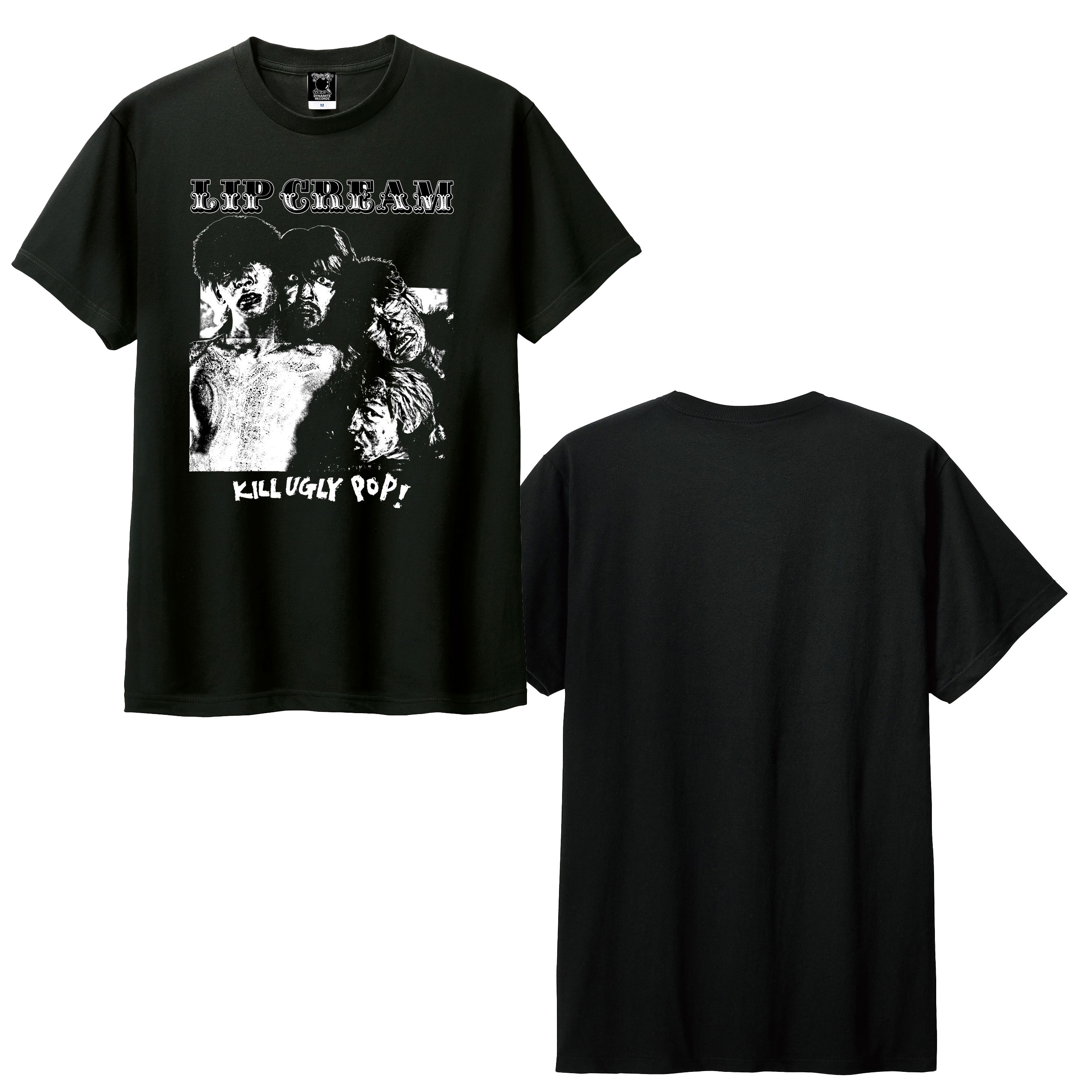 画像1: ■予約商品■ LIP CREAM / KILL UGLY POP  BLACK　(t-shirt)  