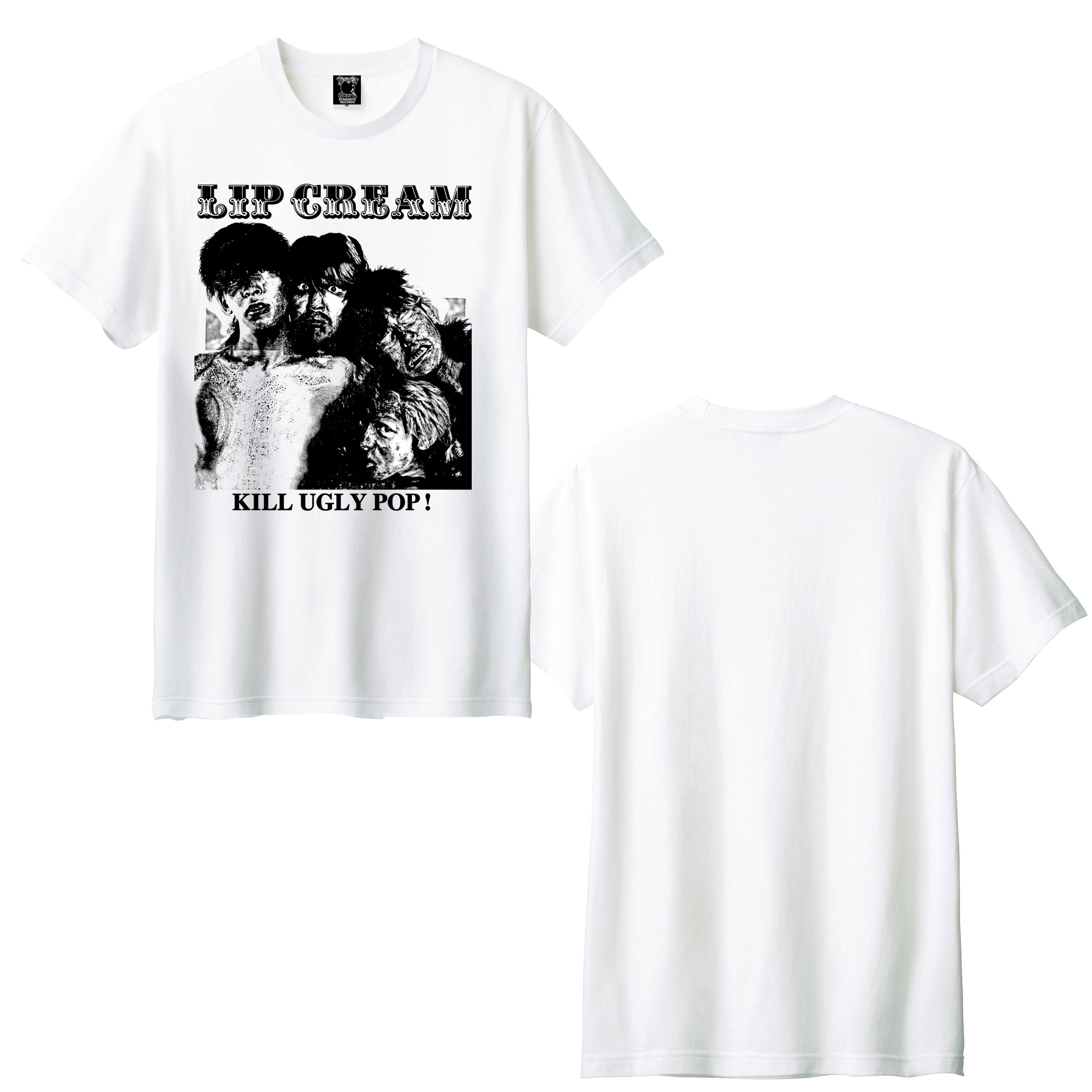 画像1: ■予約商品■ LIP CREAM / KILL UGLY POP  WHITE　(t-shirt)  