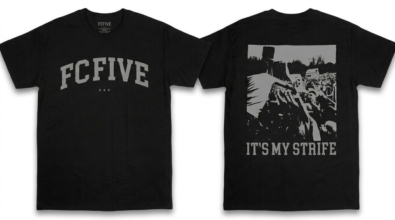 画像1:  ■予約商品■ FC FiVE / College black/white (t-shirt)  