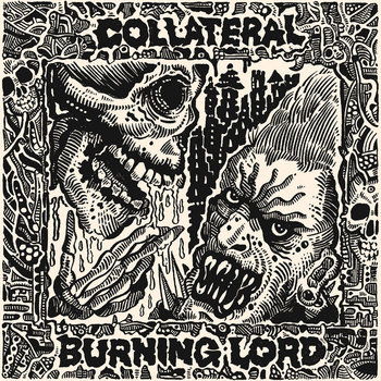 画像1: COLLATERAL, BURNING LORD / Split (7ep) Streets of hate  