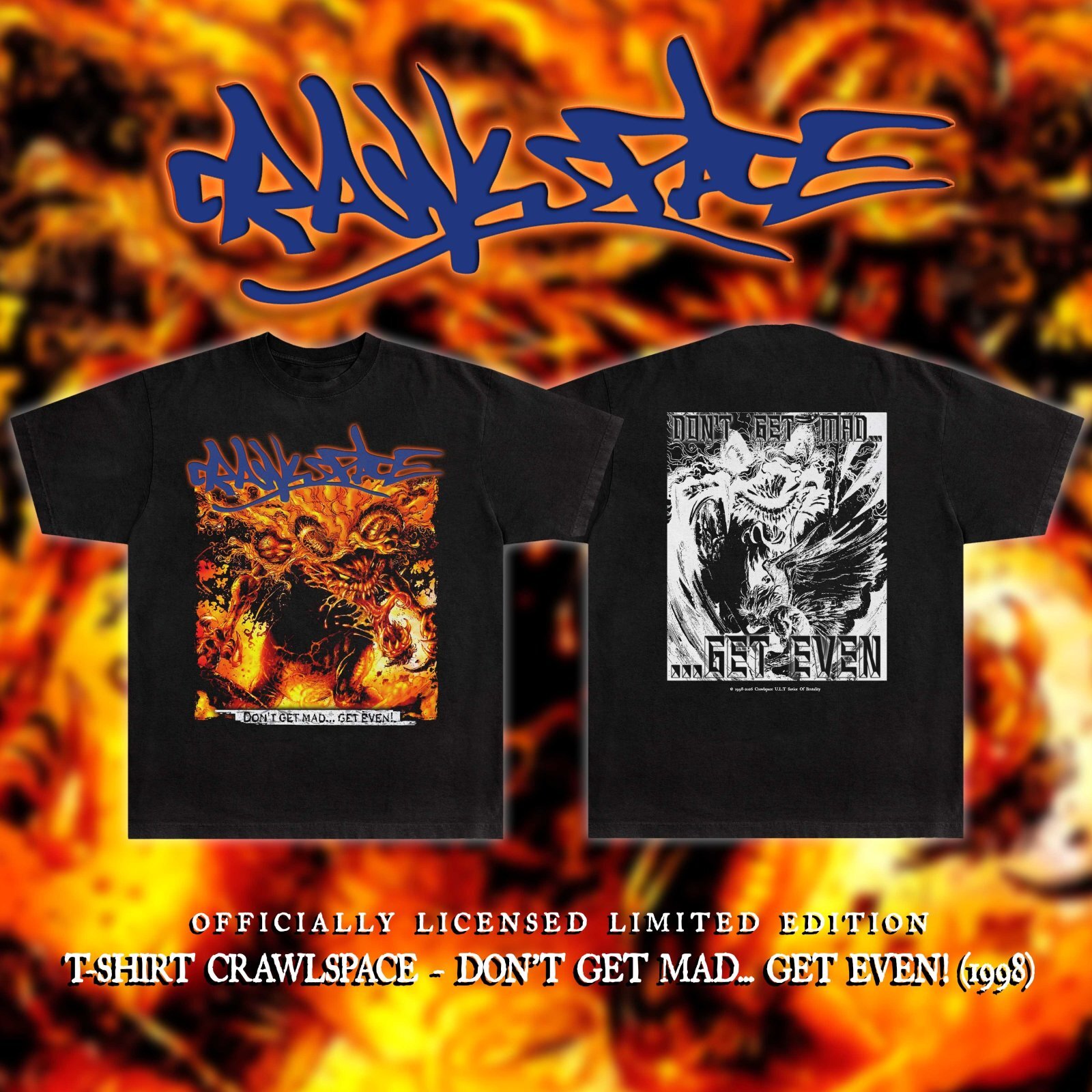 画像1: ■予約商品■ CRAWLSPACE / Don't get mad get event !  (t-shirt)