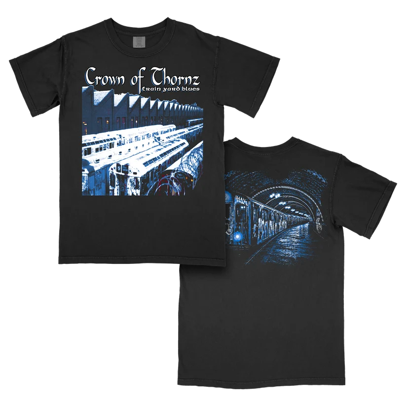 画像1: ■予約商品■ CROWN OF THORNZ / Train yard blues (t-shirt)