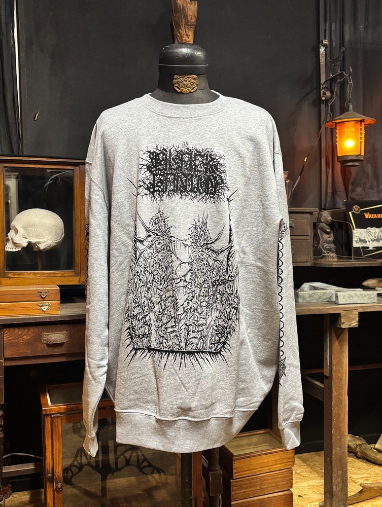 画像1: ■予約商品■ BLACK GANION / Moment of Rupture gray (crewneck sweat)  