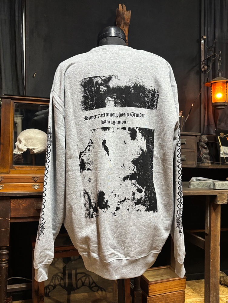 画像3: ■予約商品■ BLACK GANION / Moment of Rupture gray (crewneck sweat)  