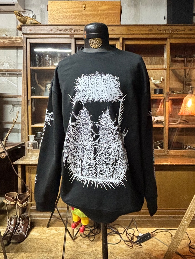 画像1: ■予約商品■ BLACK GANION / Moment of Rupture black (crewneck sweat) 