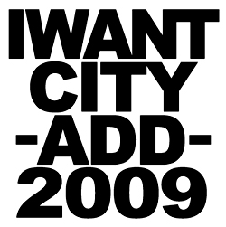 画像1: I WANT CITY / add 2009 (cd) Chaotic noise